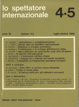 Lo spettatore internazionale, anno 3, n. 4-5, luglio-ottobre 1968