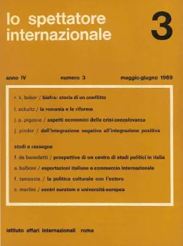 Lo spettatore internazionale, anno 4, n. 3, maggio-giugno 1969