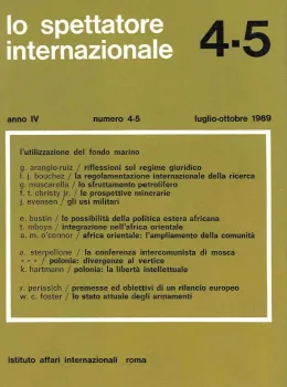 Lo spettatore internazionale, anno 4, n. 4-5, luglio-ottobre 1969