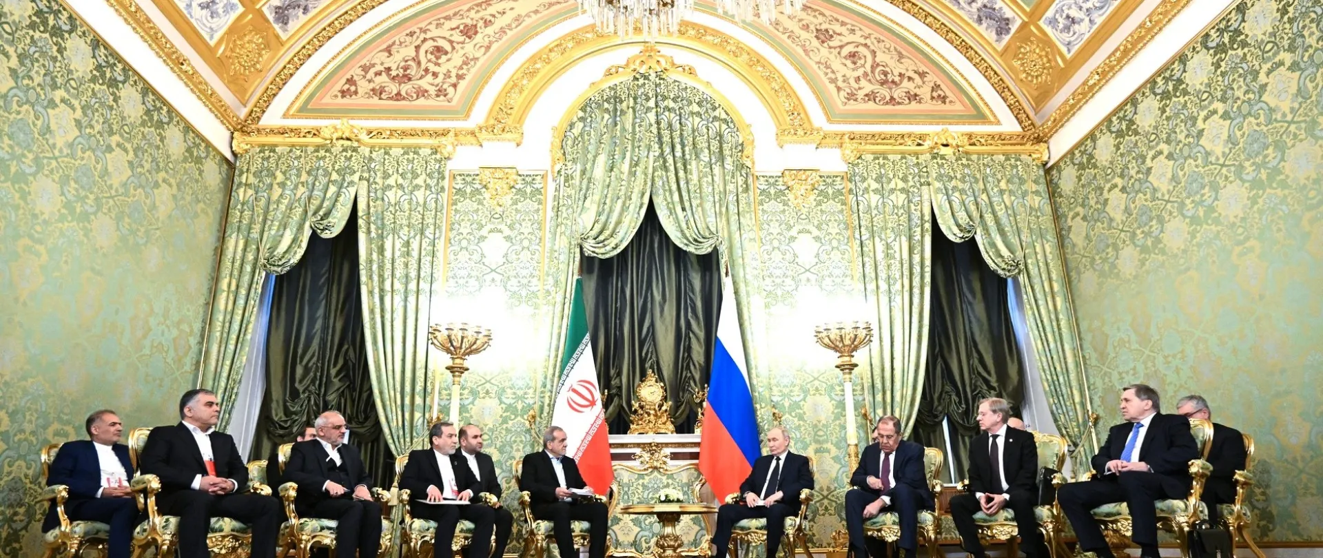 Talks with President of Iran Masoud Pezeshkian, The Kremlin, Moscow, 17 January 2025